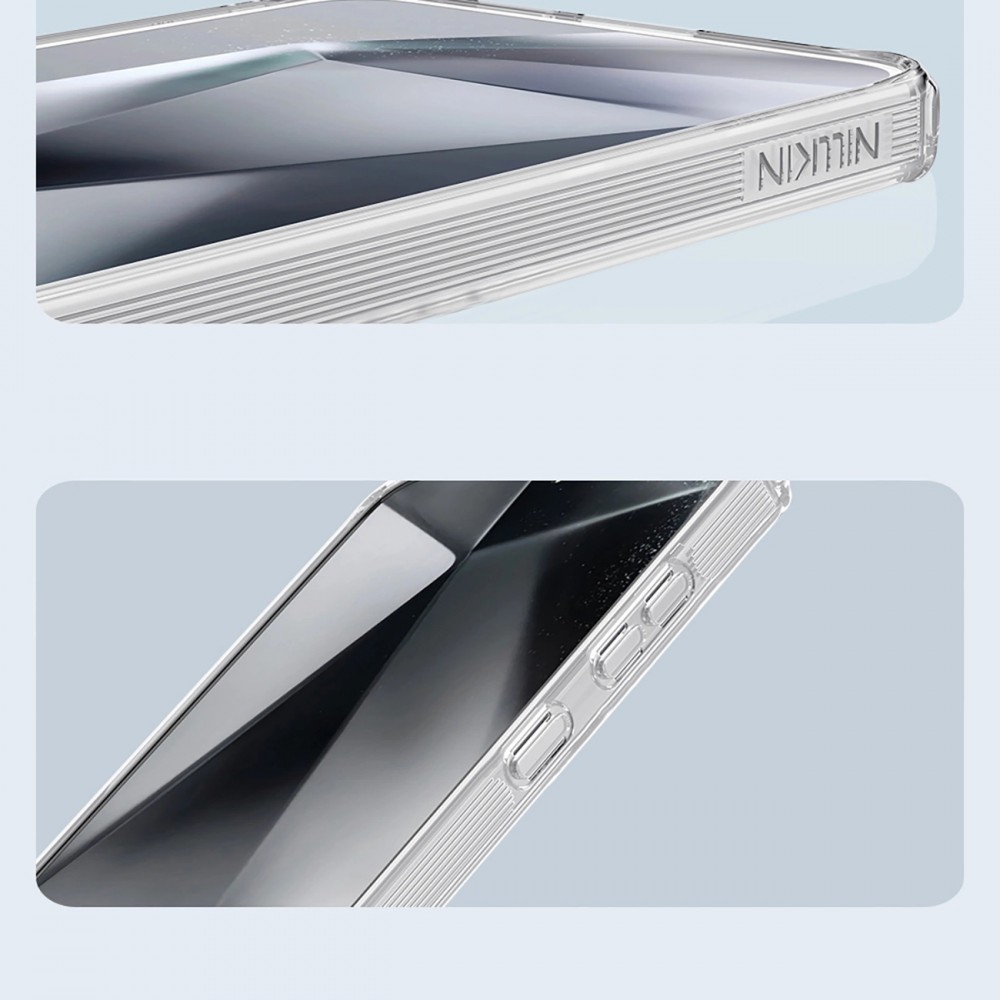 Galaxy S25 Case Hülle - Nillkin Nature TPU Pro mit MagSafe - Transparent