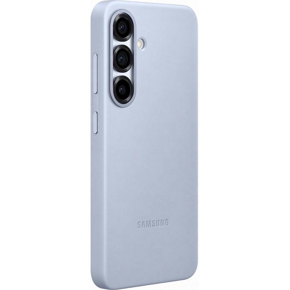 Coque Samsung Galaxy S25 - Premium en cuir vegan Backcover KindSuit - Bleu clair