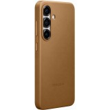 Galaxy S25 Case H&uuml;lle - Premium Vegan Leder Backcover KindSuit - Gold