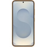 Galaxy S25 Case H&uuml;lle - Premium Vegan Leder Backcover KindSuit - Gold