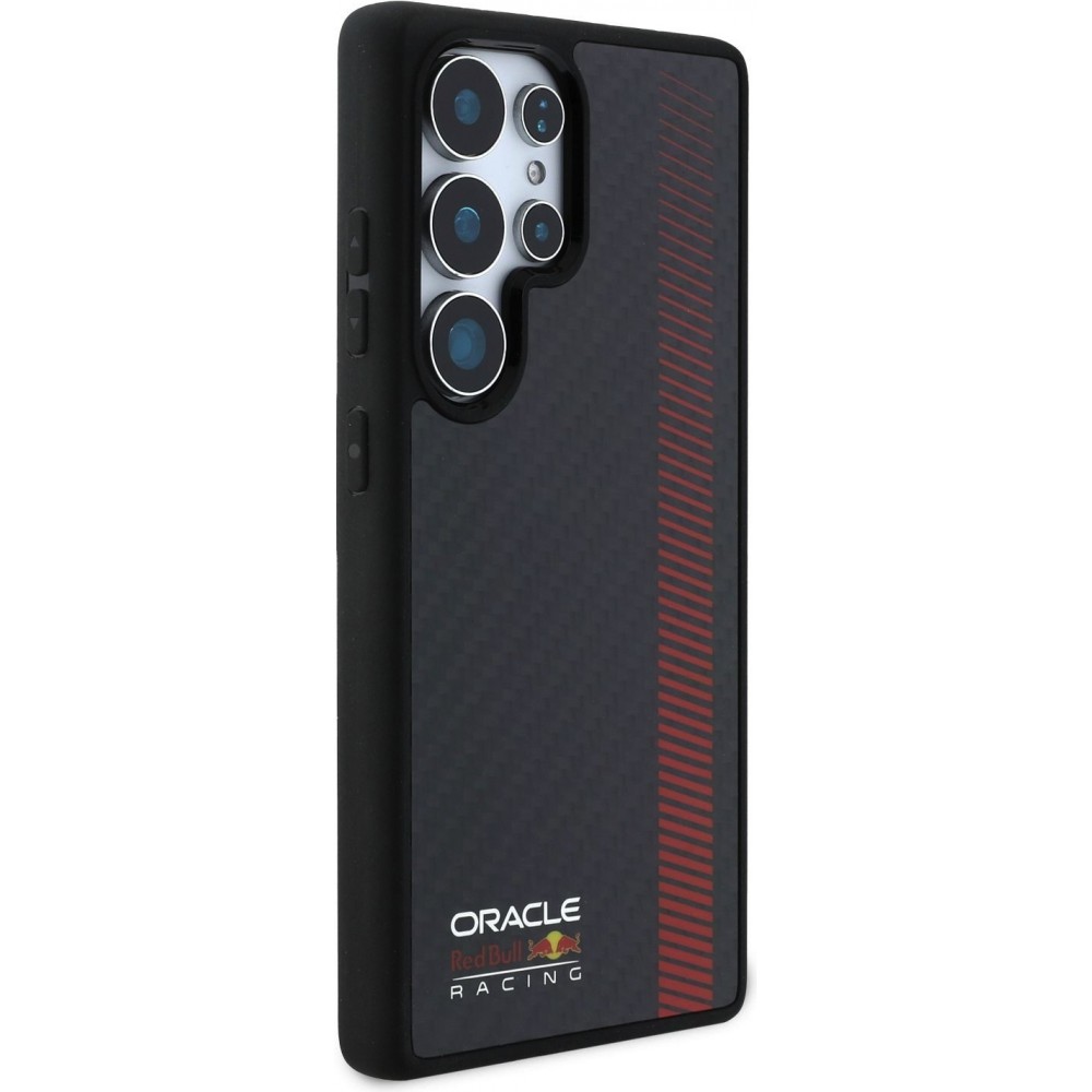 Galaxy S25 Ultra Case Hülle - Red Bull Racing Carbon Powerbar MagSafe - Schwarz