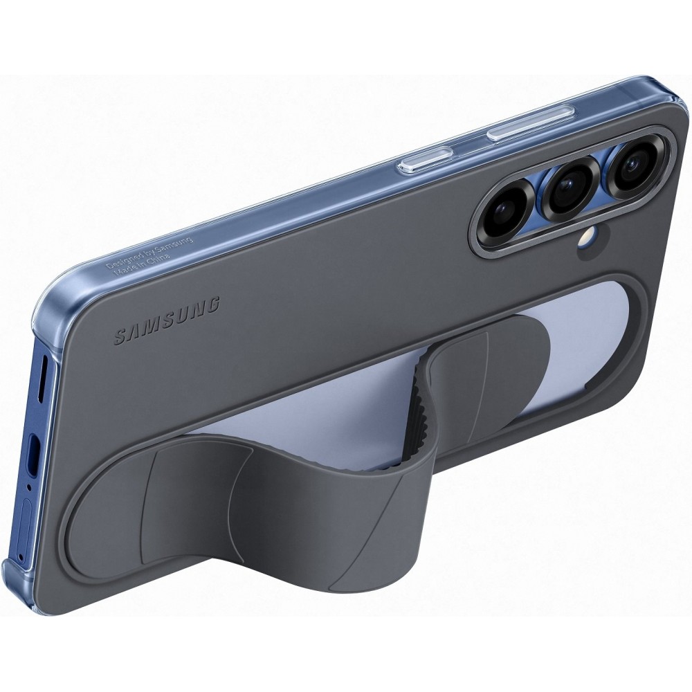 Coque Samsung Galaxy S25 - Samsung original Standing Grip Cover avec support - Noir