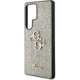 Galaxy S25 Ultra Case Hülle - Guess Metall-Logo 4G Glitzer Strass - Gold