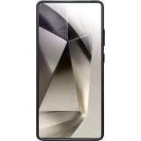 Hülle Samsung Galaxy S25 Ultra - Qialino Echtleder (MagSafe kompatibel) - Schwarz