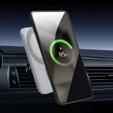 Hülle Samsung Galaxy S25 Ultra - Qialino Echtleder (MagSafe kompatibel) - Schwarz
