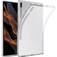 Galaxy Tab S9+ / Tab S8+ / Tab S7+ / Tab S7 FE Case Hülle - Gummi Transparent Silikon Gel Bumper Super Clear flexibel - Transparent