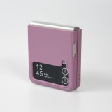 Galaxy Z Flip4 Case Hülle - Soft Touch mit Ring - Dunkelviolett