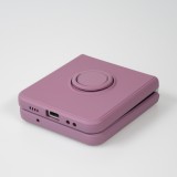 Galaxy Z Flip4 Case Hülle - Soft Touch mit Ring - Dunkelviolett
