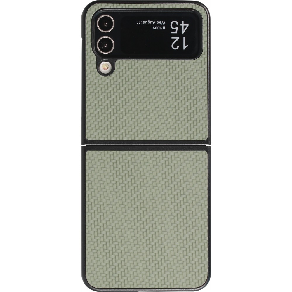 Coque Samsung Galaxy Z Flip4 - Plastique 3D Textures - Vert