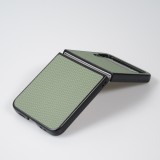Coque Samsung Galaxy Z Flip4 - Plastique 3D Textures - Vert
