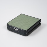 Coque Samsung Galaxy Z Flip4 - Plastique 3D Textures - Vert