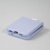 Galaxy Z Flip4 Case Hülle - Plastik mit Haltering - Hellblau