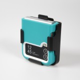 Galaxy Z Flip4 Case Hülle - Optimum-protect verstärktes Silikon mit Gürtelhalterung - Türkis