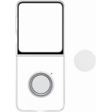 Coque Samsung Galaxy Z Flip5 - Coque transparente avec anneau de soutien + chargeur USB-C 25W (Samsung Starter Pack)