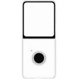 Coque Samsung Galaxy Z Flip5 - Coque transparente avec anneau de soutien + chargeur USB-C 25W (Samsung Starter Pack)