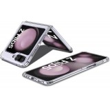 Case Hülle Samsung Galaxy Z Flip5 - Gummi Transparent Gel Bumper mit extra Schutz für Ecken Antischock