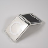 Galaxy Z Flip5 Case Hülle - Gummi transparent Bumper MagSafe kompatibel - Transparent