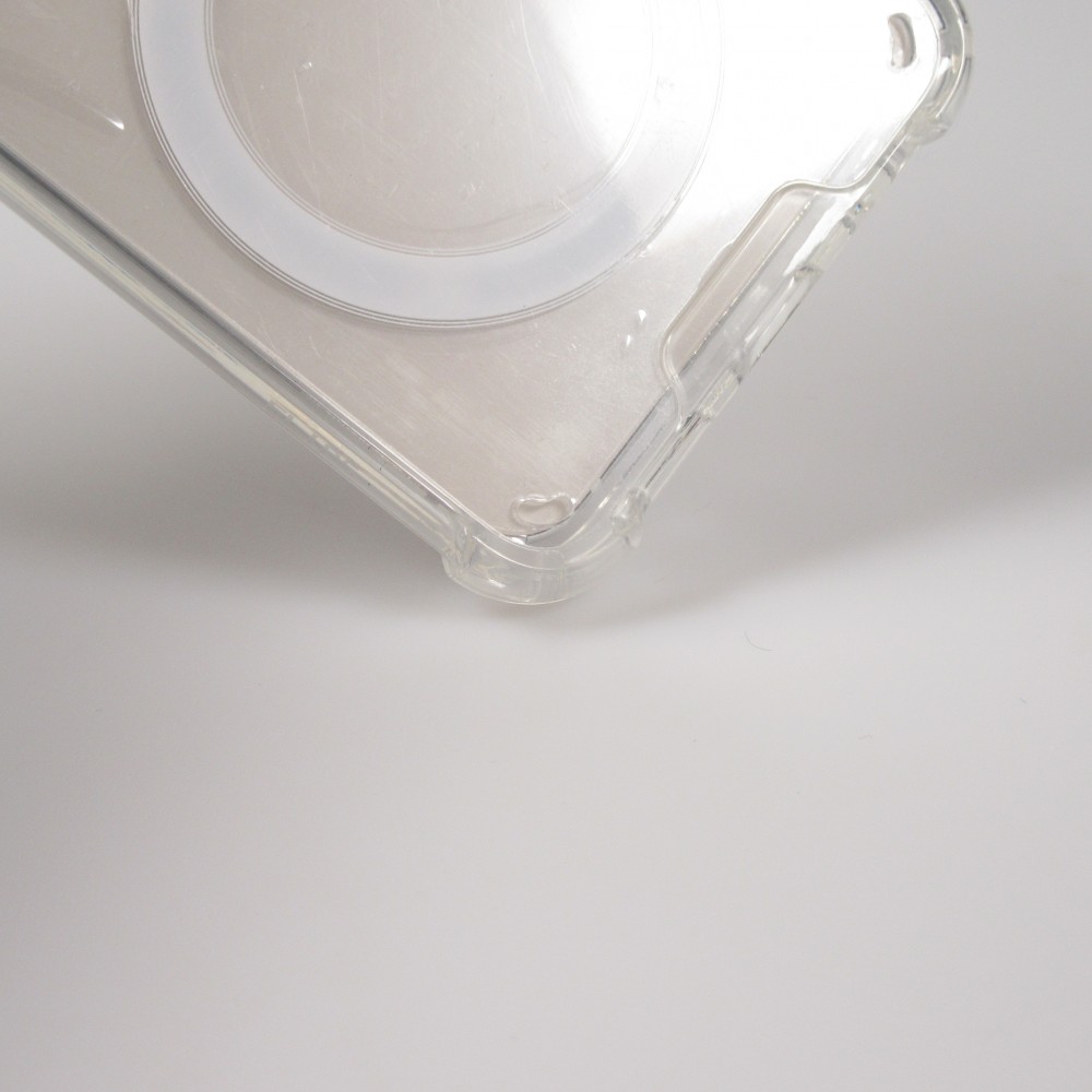 Galaxy Z Flip5 Case Hülle - Gummi transparent Bumper MagSafe kompatibel - Transparent