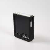 Galaxy Z Flip5 Case Hülle - Soft Touch mit Ring - Schwarz