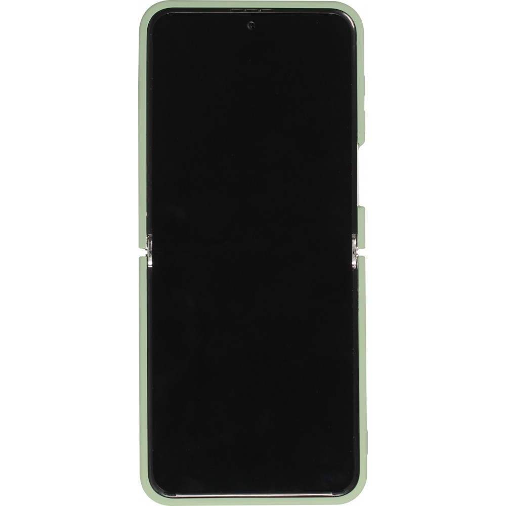Galaxy Z Flip5 Case Hülle - Soft Touch mit Ring - Grün