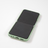 Galaxy Z Flip5 Case Hülle - Soft Touch mit Ring - Grün