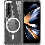 Samsung Galaxy Z Fold6 Case Hülle - Gummi transparent Bumper MagSafe kompatibel - Transparent
