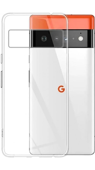 Hülle Google Pixel 6a - Gummi Transparent Silikon Gel Simple Super Clear flexibel
