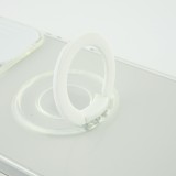 iPhone 13 Pro Max Case Hülle - mit Kamera-Slider und Ring - Weiss