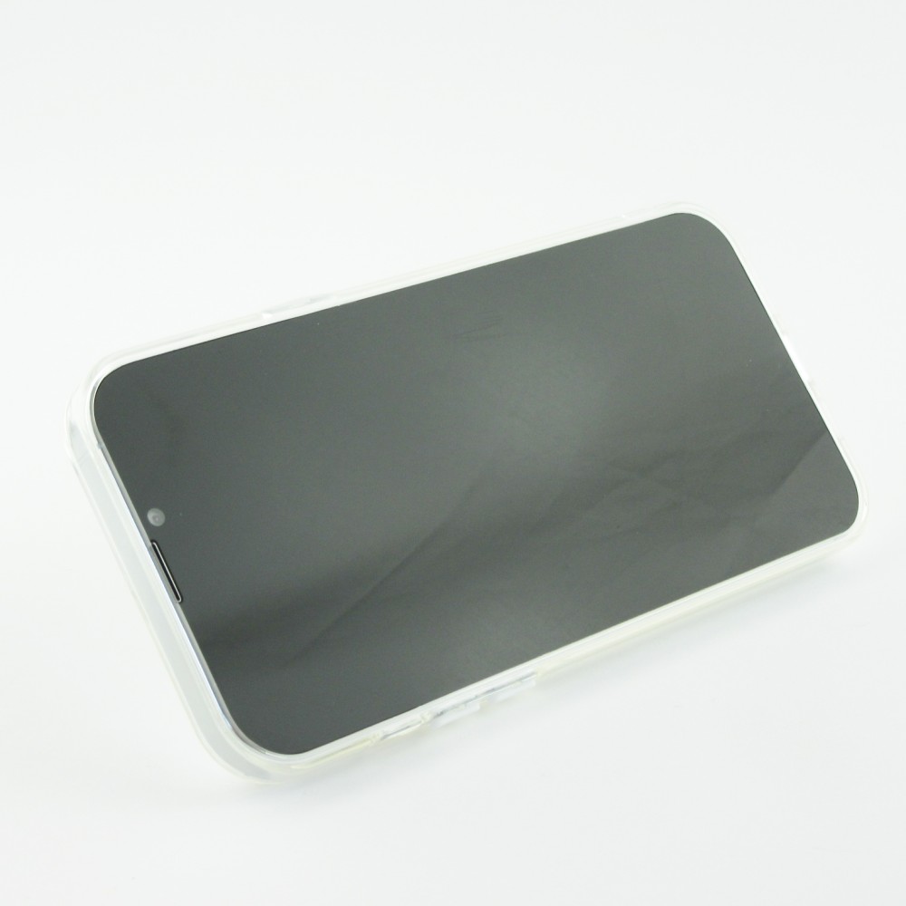 iPhone 13 Pro Max Case Hülle - mit Kamera-Slider und Ring - Weiss