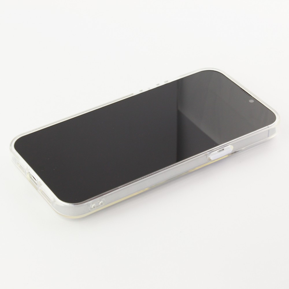 iPhone 13 Pro Max Case Hülle - mit Kamera-Slider und Ring - Weiss