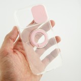 iPhone 14 Pro Max Case Hülle - mit Kamera-Slider und Ring - Rosa