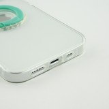 iPhone 13 Pro Case Hülle - mit Kamera-Slider und Ring - Türkis