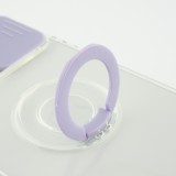 iPhone 14 Pro Max Case Hülle - mit Kamera-Slider und Ring - Violett