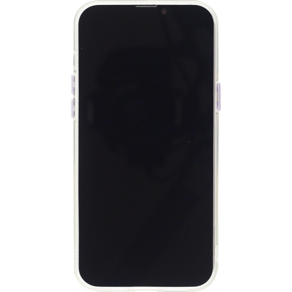 iPhone 14 Pro Max Case Hülle - mit Kamera-Slider und Ring - Violett