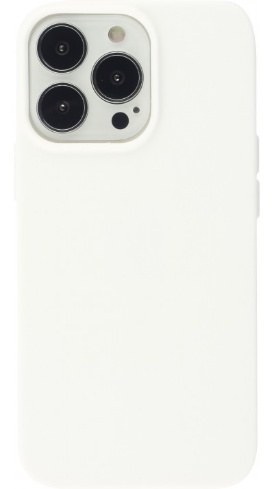 Hülle iPhone 15 Pro Max - Silicone Mat - Weiss