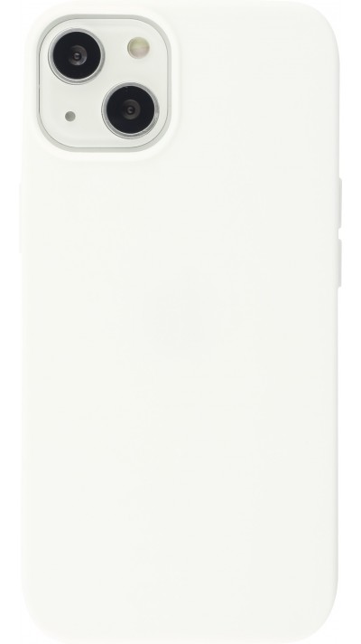 Hülle iPhone 15 - Silicone Mat - Weiss