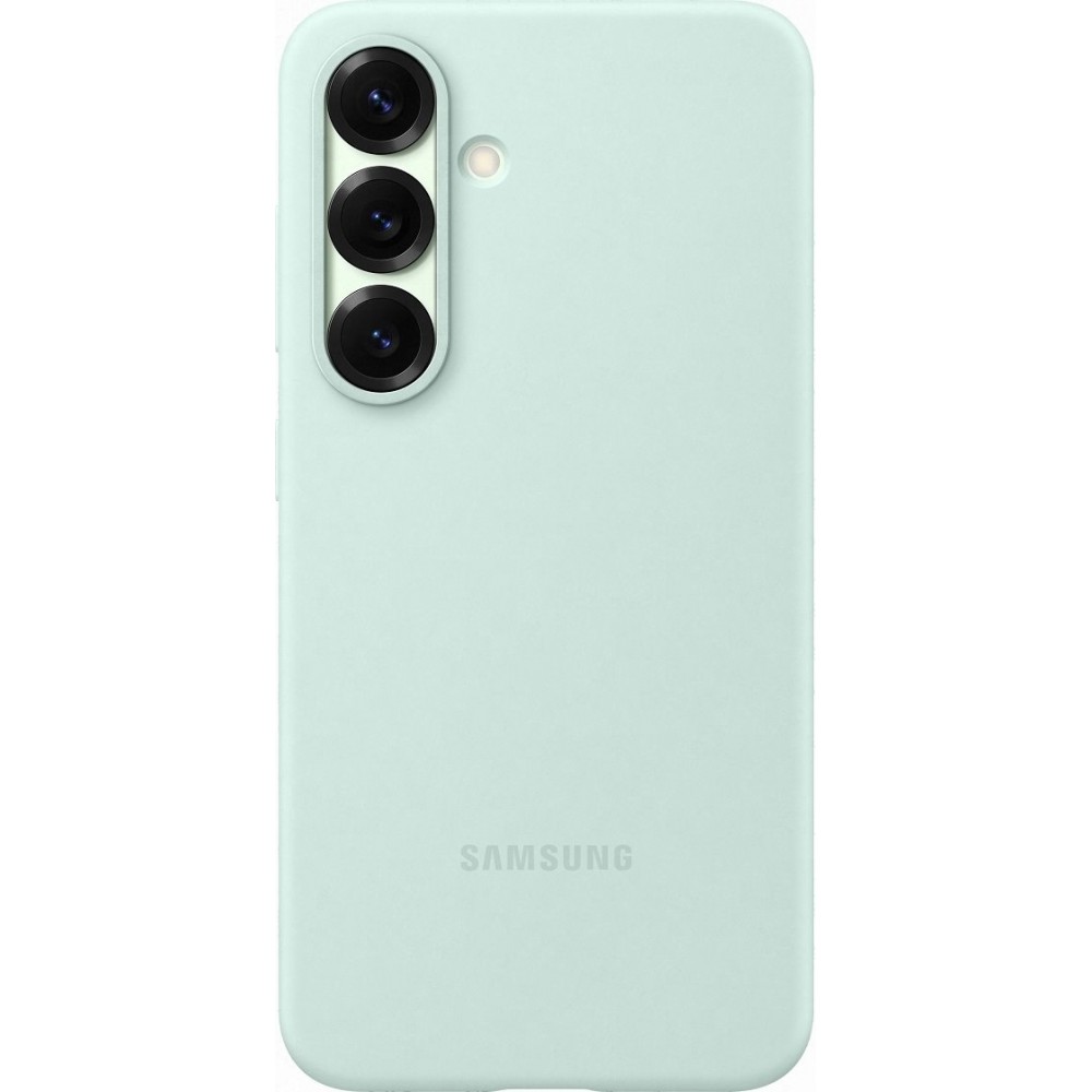 Galaxy S25 Case Hülle - Samsung Original Silikon - Minze