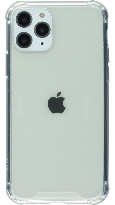 Hülle iPhone 11 Pro - Bumper Glass TPU Anti-Schock mit Acryl - Transparent