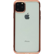 Hülle iPhone 11 Pro - Electroplate gold - Rosa