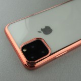Hülle iPhone 11 Pro - Electroplate gold - Rosa
