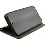 Coque iPhone 17e / 16e - Flip Géometrique - Gris