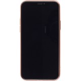 Hülle Samsung Galaxy S24 - Gummi Bronze mit Ring - Dunkelgrün