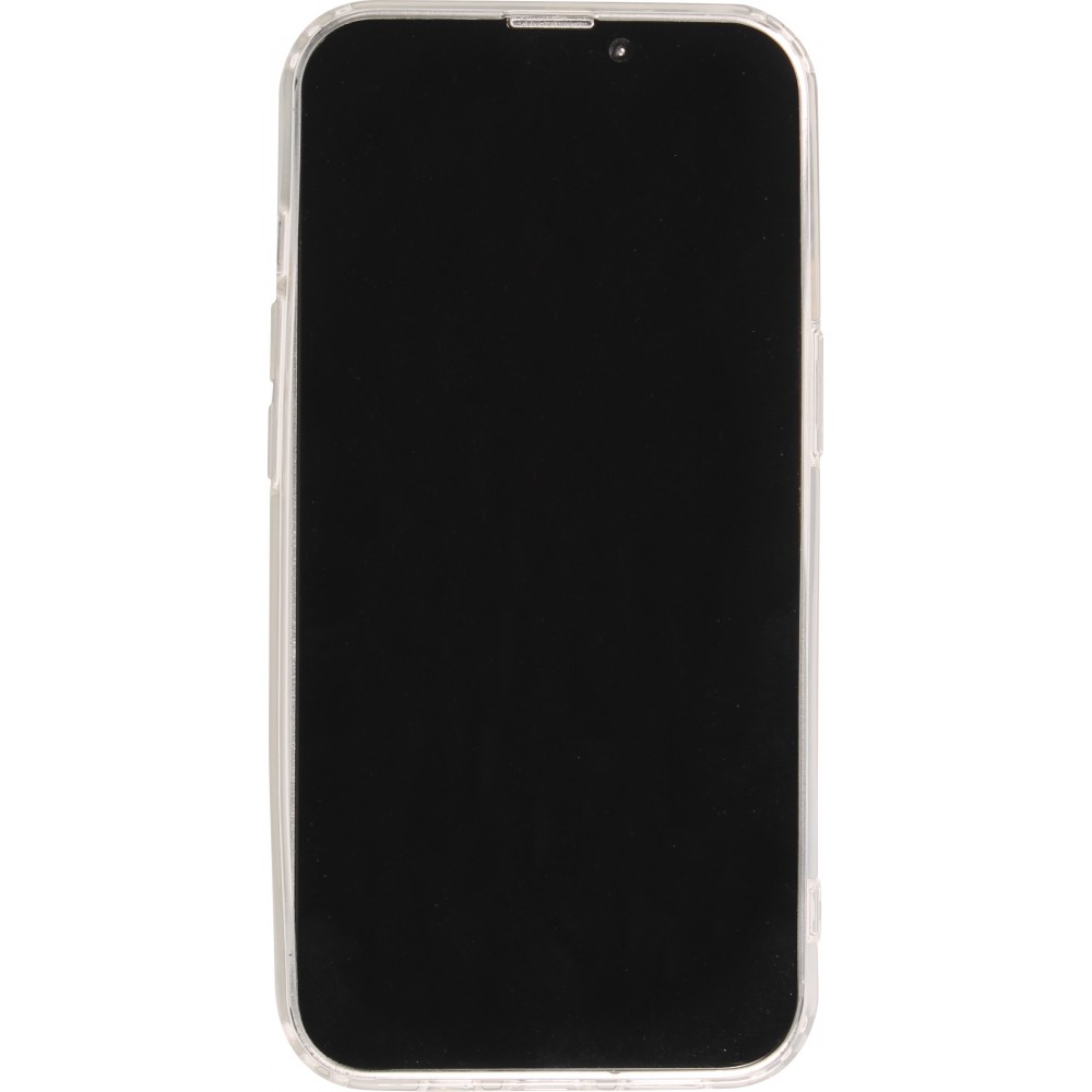iPhone 11 Case Hülle - Gummi mit Kartenhalter - Transparent