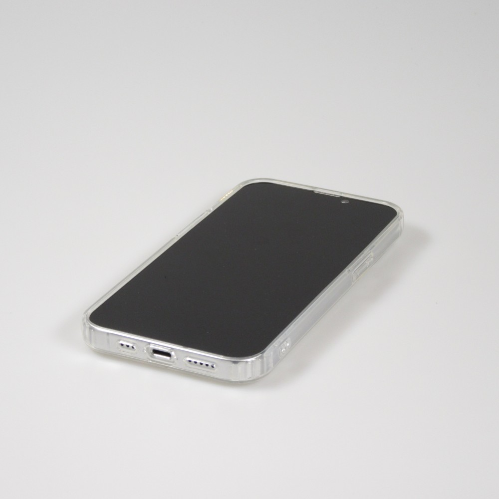 iPhone 11 Case Hülle - Gummi mit Kartenhalter - Transparent