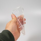 iPhone 11 Case Hülle - Gummi mit Kartenhalter - Transparent
