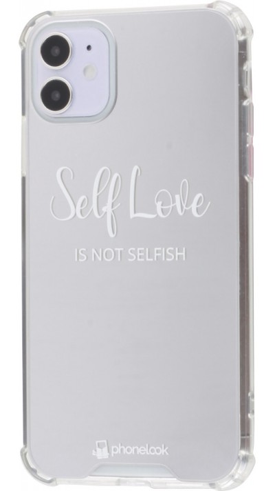 Hülle iPhone X / Xs - Spiegel Self Love