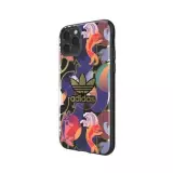 iPhone 12 Pro Max Case Hülle - Adidas starres Gel japanisch inspiriertes Design mit goldenem Logo - Multicolor
