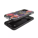 iPhone 12 Pro Max Case Hülle - Adidas starres Gel japanisch inspiriertes Design mit goldenem Logo - Multicolor