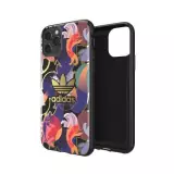 iPhone 12 Pro Max Case Hülle - Adidas starres Gel japanisch inspiriertes Design mit goldenem Logo - Multicolor
