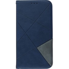 Hülle iPhone 11 Pro - Flip Geometrisch blau
